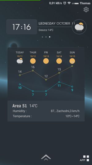 Ekran blokady - motyw MIUI 8 - BSR 999