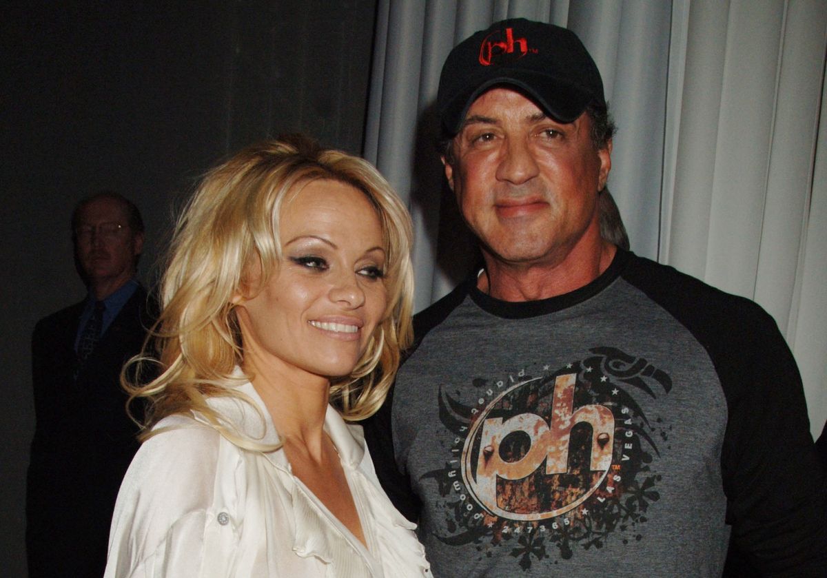 Pamela Anderson i Sylvester Stallone imprezowali razem w Las Vegas w 2007 r.