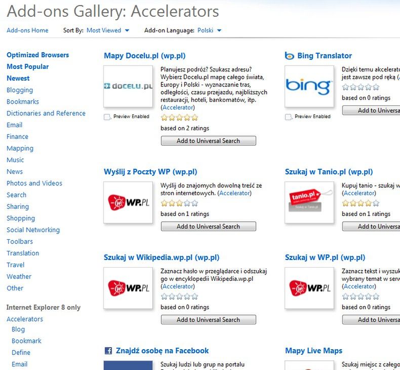 Universal Search & Accelerators 3