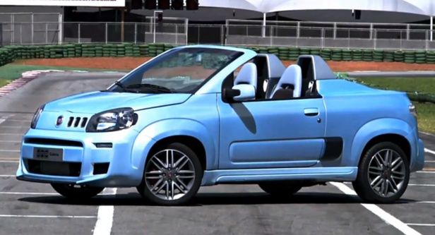 Fiat Uno Cabrio concept - mały wojownik na lato [wideo]