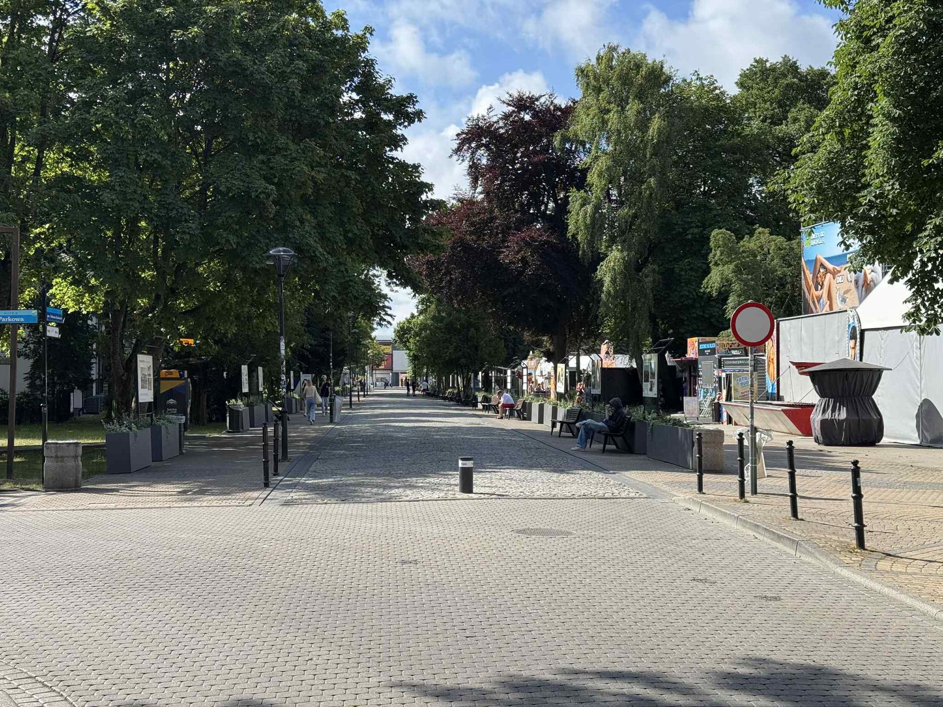 Słoneczna pogoda w Mielnie