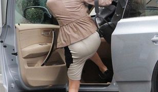 Zobacz, jak Jolanta Pieńkowska wskakuje do auta!