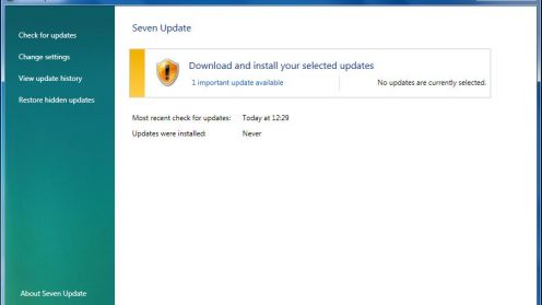 Automatycznie aktualizuj programy w Windows 7 i Vista 1