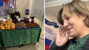 Pseudowybory w Rosji. Pokazała nagranie z absurdem w lokalu wyborczym