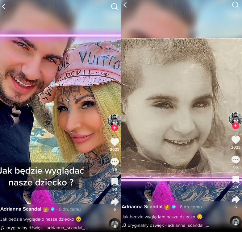 Adrianna z "Królowych życia" pokazała, jak może wyglądać jej dziecko