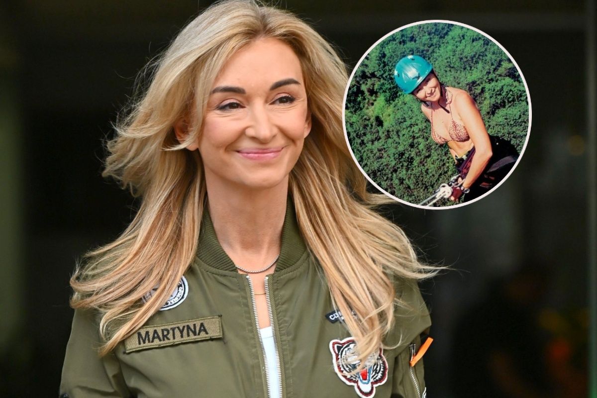 Martyna Wojciechowska pokazała zdjęcie sprzed blisko 30 lat. Wspinała się w samym staniku