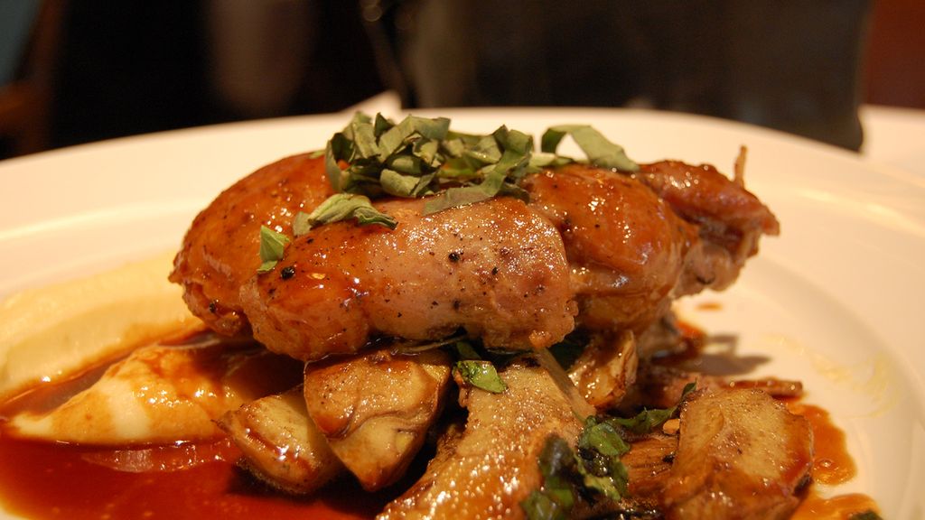 Duszone mięso z zająca