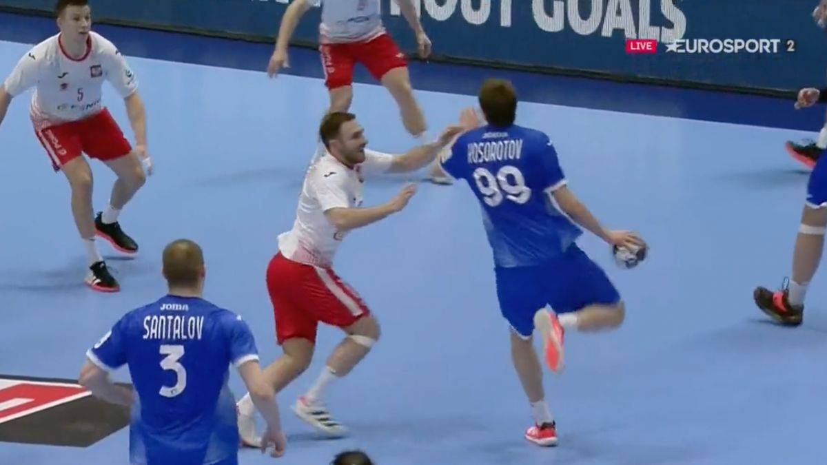 Zdjęcie okładkowe artykułu: Materiały prasowe / TT/Handball Polska / W ostatniej akcji meczu Siergiej Kosorotow zdobył bramkę na wagę remisu.