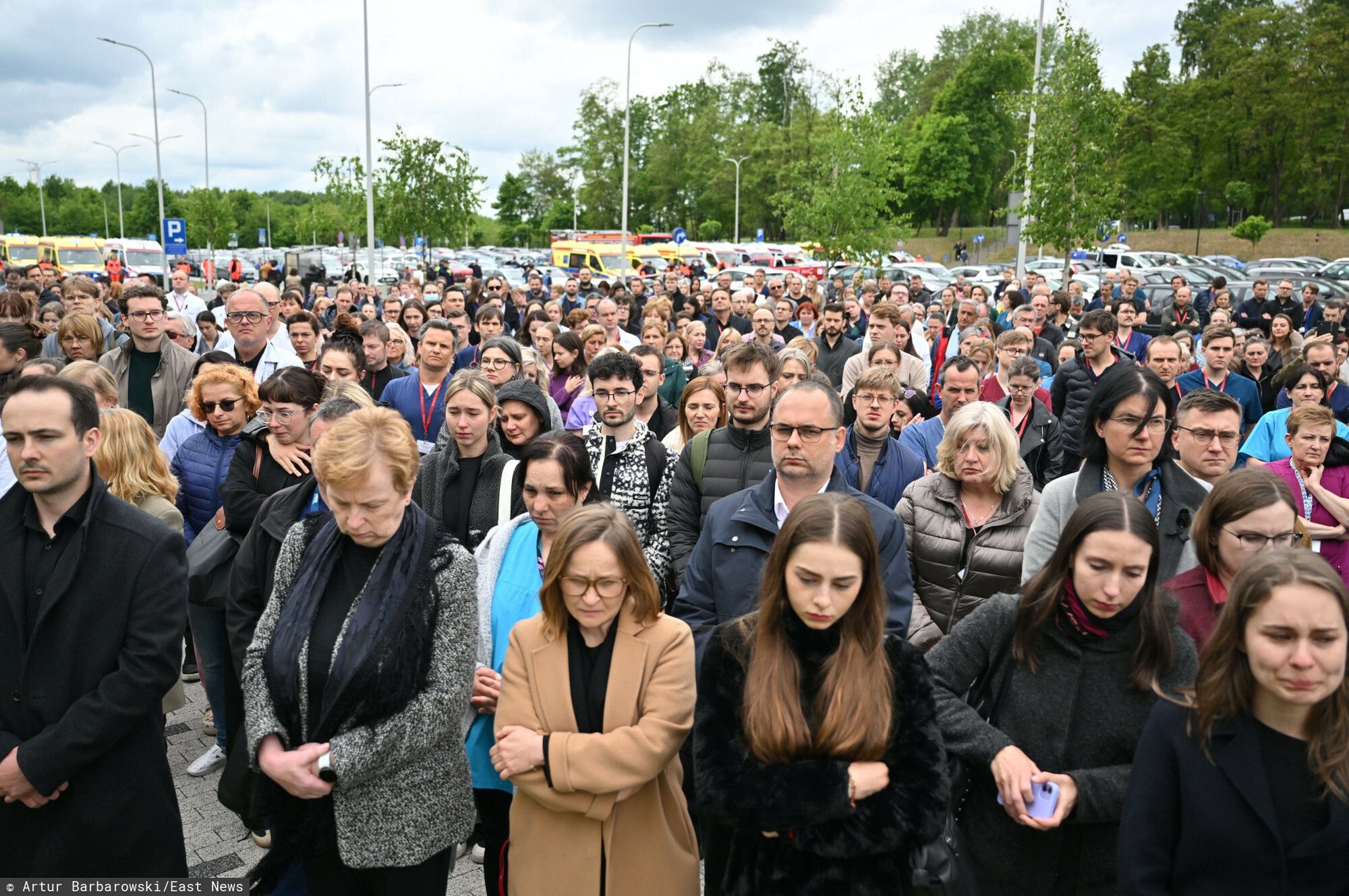 Dzień żałoby w Szpitalu Uniwersyteckim w Krakowie