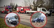 Starszy kierowca wyjechał wprost pod Iveco. Dwie osoby w szpitalu