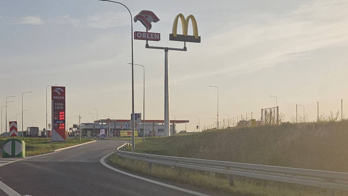 Ceny paliw na stacji Orlen na MOP Obroki Zachód przy S19