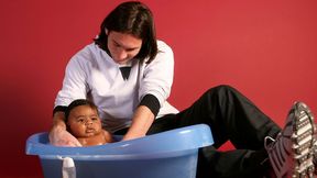 "Początek dwóch legend". Nie uwierzysz, kogo Messi trzymał na rękach