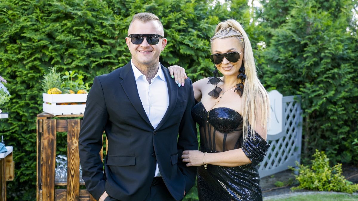 Dawid Narożny z żoną Joanną