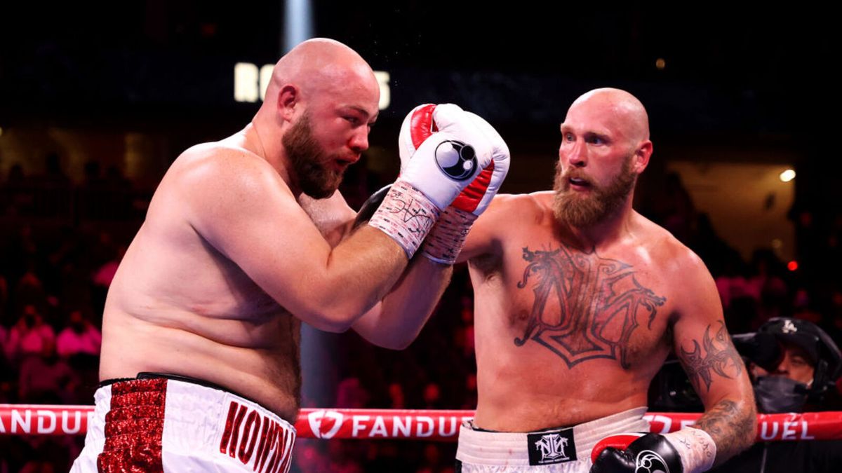 Getty Images / Al Bello / Adam Kownacki i Robert Helenius