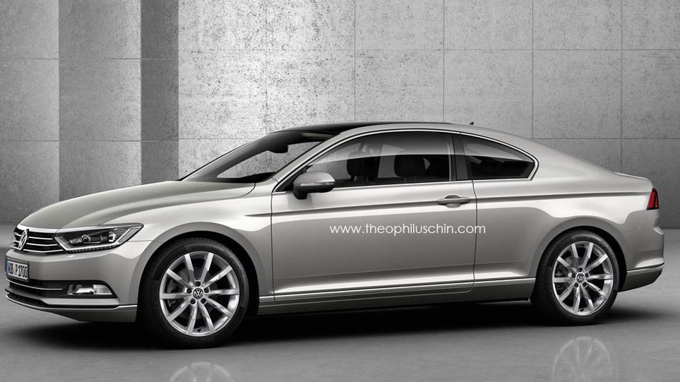 Volkswagen Passat B8 Coupé & Shooting Brake - wizualizacje 1