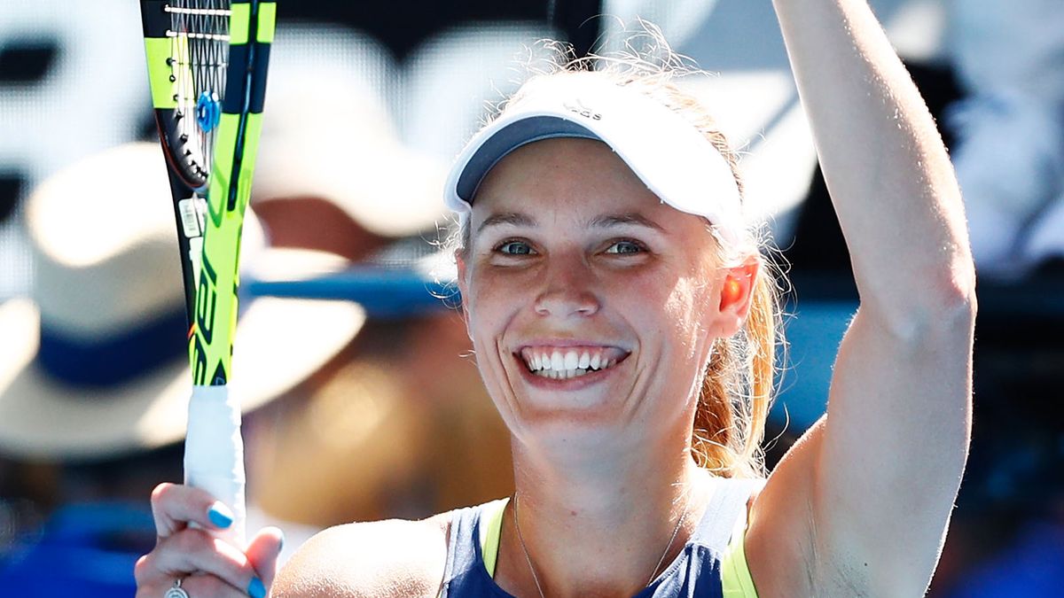 Getty Images / Michael Dodge / Na zdjęciu: Karolina Woźniacka