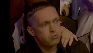 Kamery uchwyciły Usyka. Tak zareagował na nokaut Joshuy