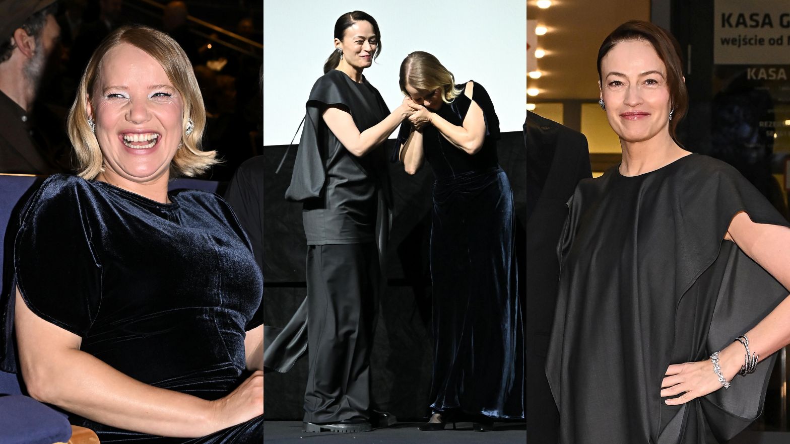 Joanna Kulig i Magdalena Różczka na festiwalu