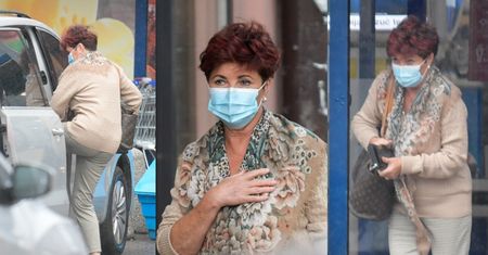 Jolanta Kwaśniewska robi zakupy w spożywczaku z torebką za 6 TYSIĘCY ZŁOTYCH. Zapakowała do niej kartofle? (ZDJĘCIA)