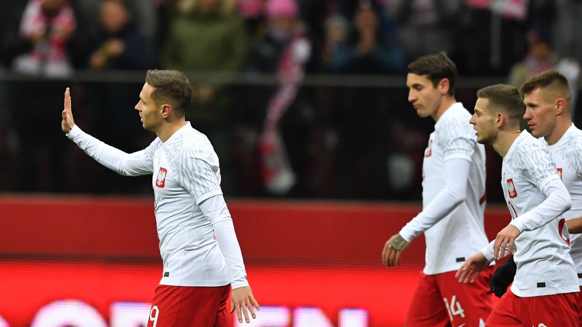 PAP / Piotr Nowak / Na zdjęciu: radość piłkarzy reprezentacji Polski