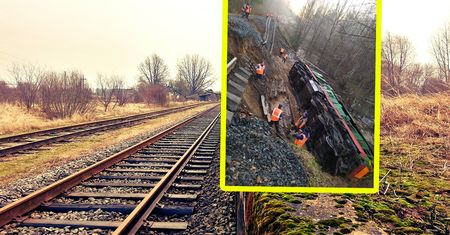 Dywersanci uszkodzili linię kolejową? Rosjanie stanowczo zaprzeczają