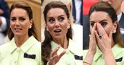Przejęta Kate Middleton prezentuje bogatą paletę MIN podczas finału Wimbledonu. Uwagę zwracały kolczyki za prawie 30 TYSIĘCY ZŁOTYCH