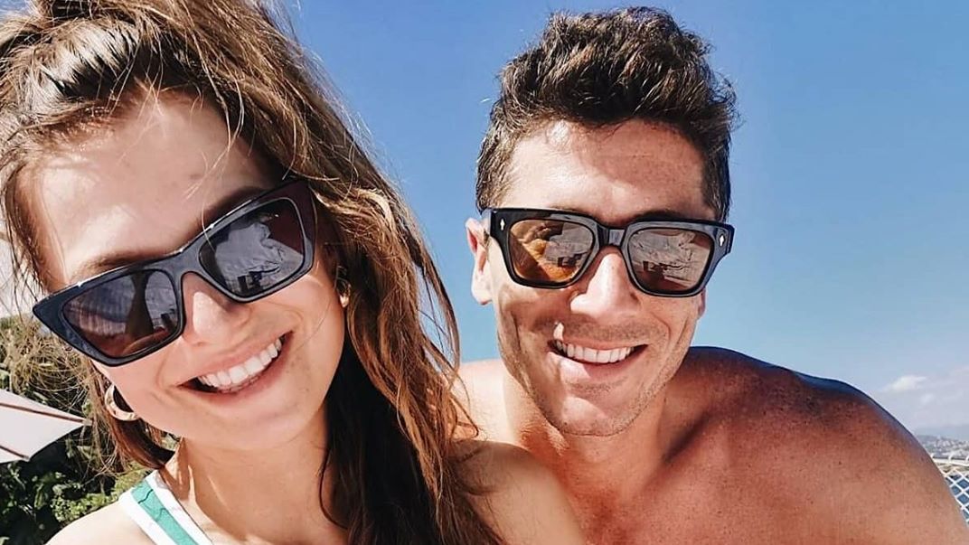 Anna i Robert Lewandowscy na wakacjach 