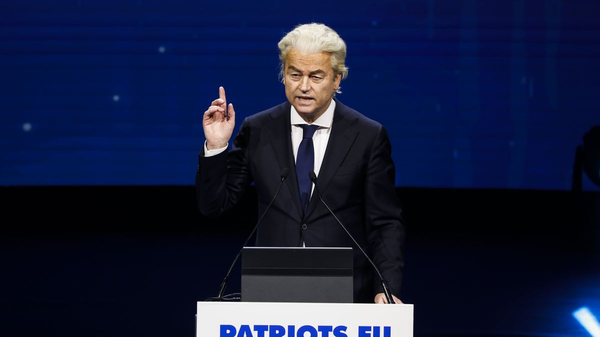 Geert Wilders, lider holenderskiej prawicowej Partii Wolności (P
