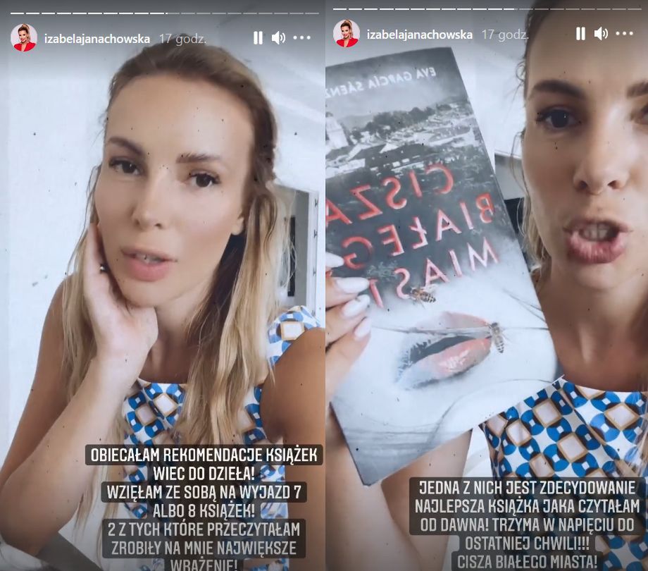 Izabela Janachowska poleca książki