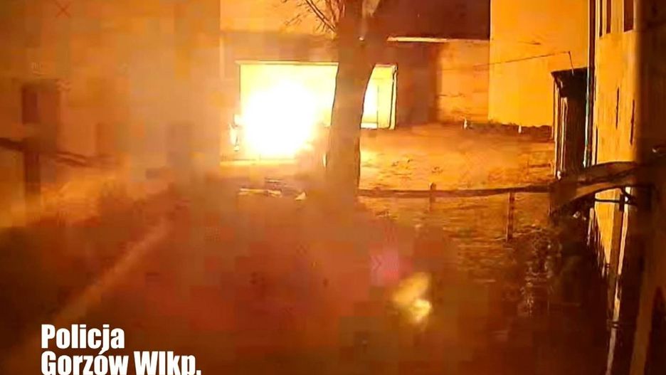 Mężczyzna podpalił samochód w Gorzowie Wielkopolskim