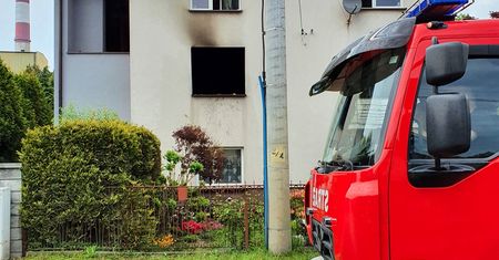 Będzin. Śmierć w płomieniach. W pożarze mieszkania zginął mężczyzna