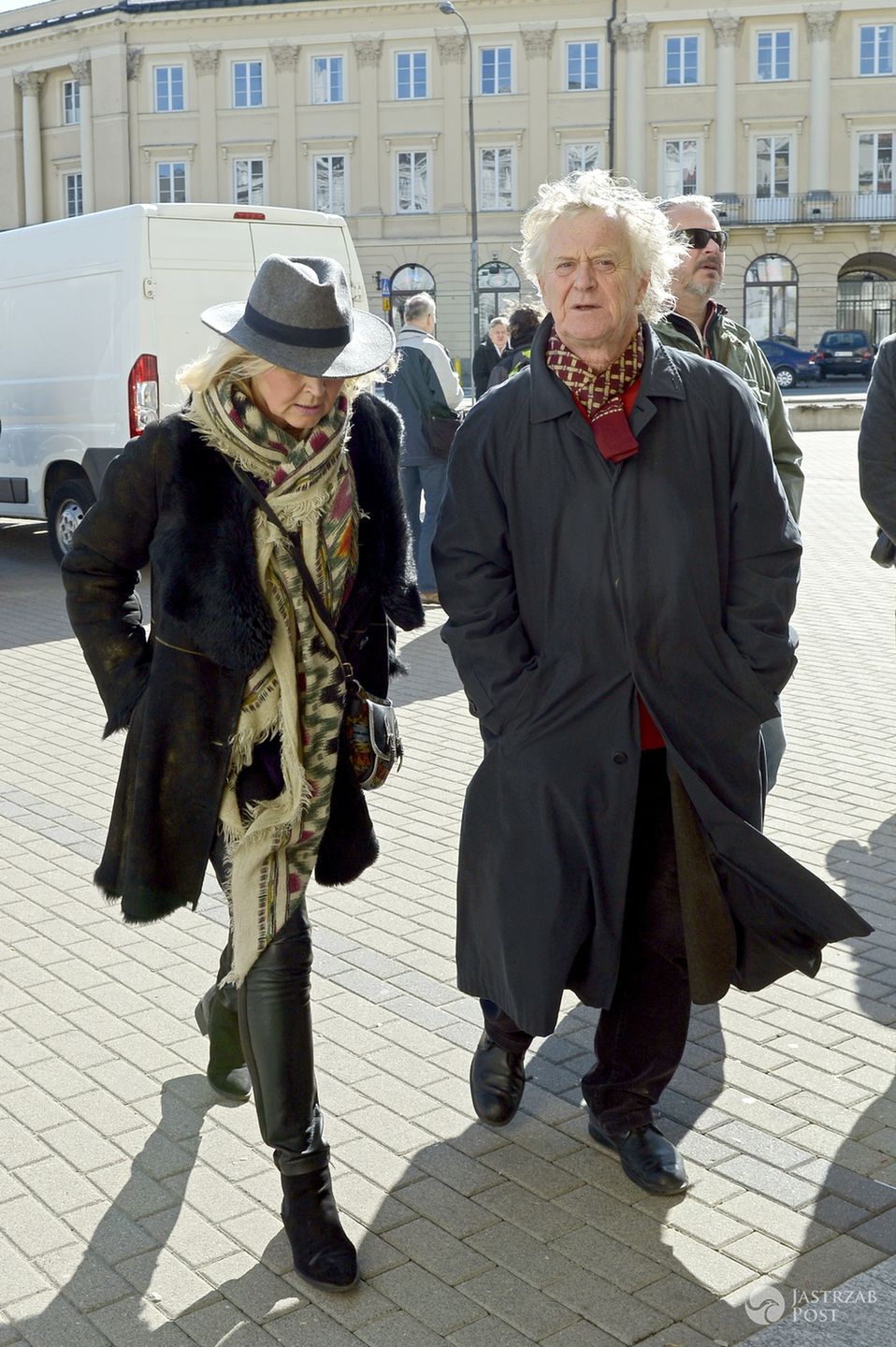 Radosław Piwowarski na pogrzebie Mariana Kociniaka
