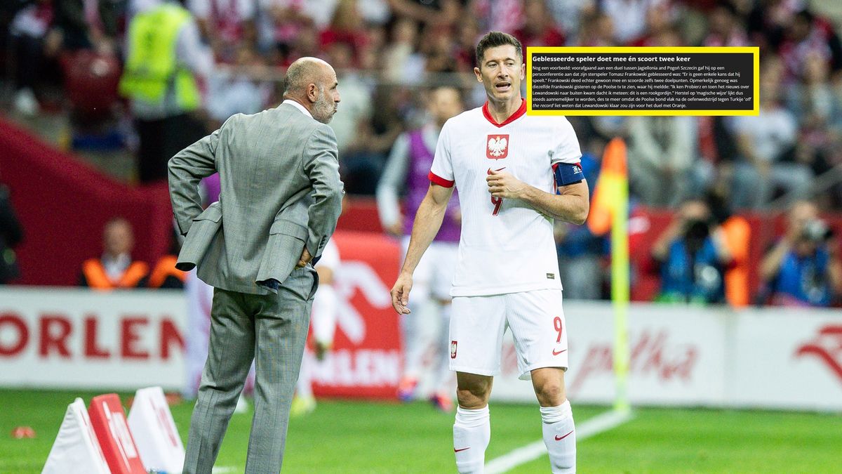 Getty Images / Foto Olimpik/NurPhoto / Na zdjęciu: Michał Probierz i Robert Lewandowski
