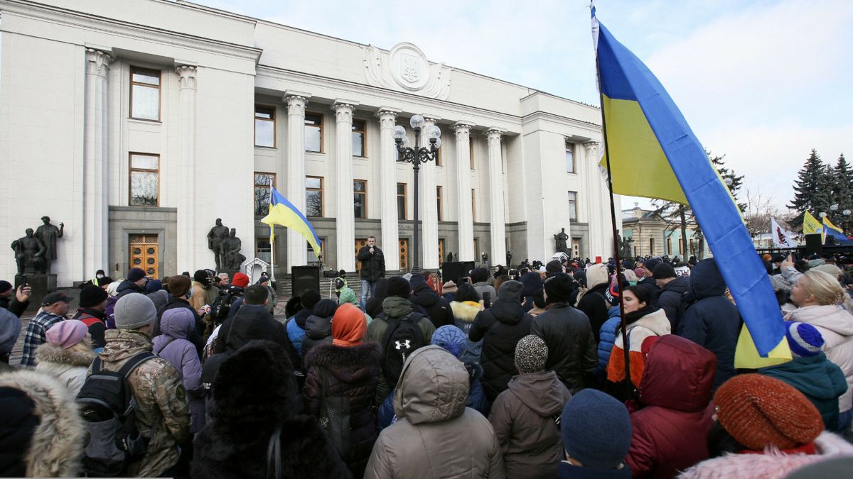 Zdjęcie okładkowe artykułu: East News /  / Na zdjęciu: protest w Kijowie