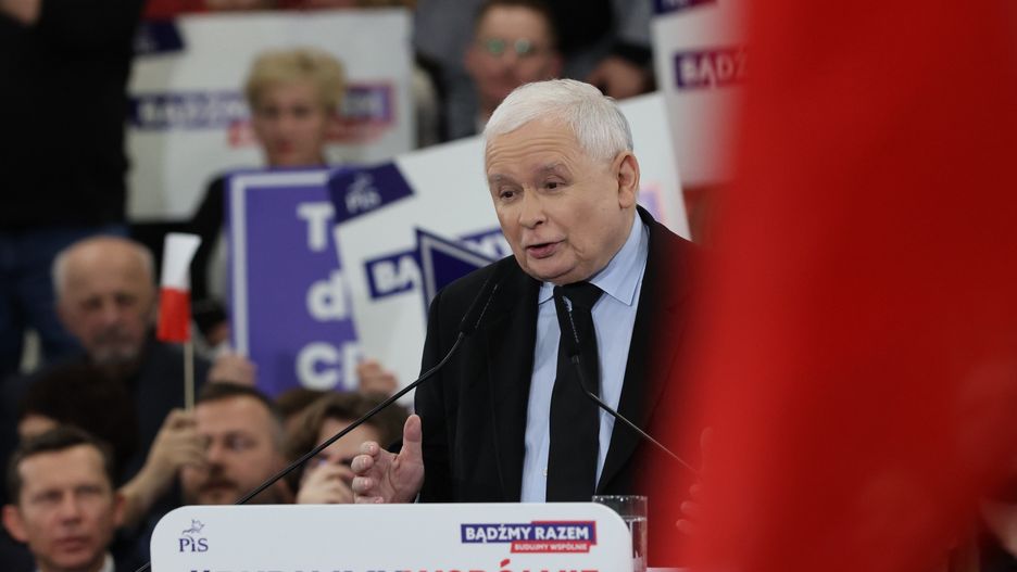 Jarosław Kaczyński (PiS) odwiedził w piątek Opoczno