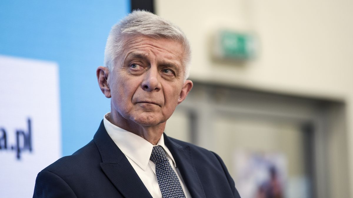 WARSAW, MAZOWIECKIE, POLAND - 2023/03/03: Marek Belka, Vice President of the S&D and former Polish Prime Minister is seen during the debate in Warsaw. In Warsaw under the slogan The Future of EU Strategic Autonomy the European Socialists and Democrats (S&D) joined forces with the Foundation for European Progressive Studies (FEPS) to debate on the European Unions Open Strategic Autonomy. Among the many participants, S&D MEPs Marek Belka (former Prime Minister of Poland) and Katarzyna Pisarska - Founder the European Academy of Diplomacy - attended the debate, with former Polish President Aleksander Kwasniewski as a keynote speaker at the public session, hosted by the Kozminski University, and co-organised by FEPS, Amicus Europae Foundation and the Polish daily Gazeta Wyborcza. (Photo by Attila Husejnow/SOPA Images/LightRocket via Getty Images)