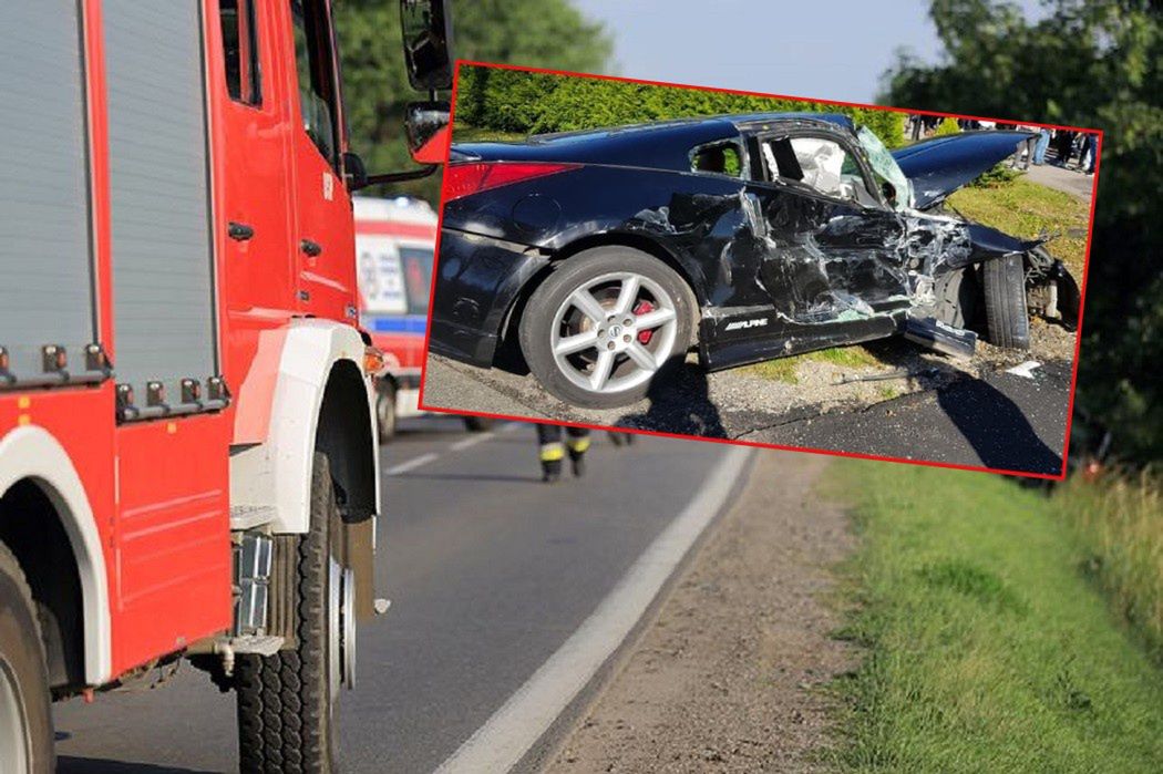 Uciekał, uderzył w autobus z dziećmi. Pościg na Śląsku