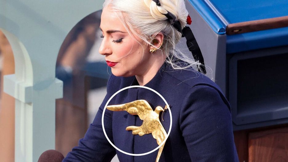 Lady Gaga dała popis umiejętności. I przyciągnęła wzrok przypinką