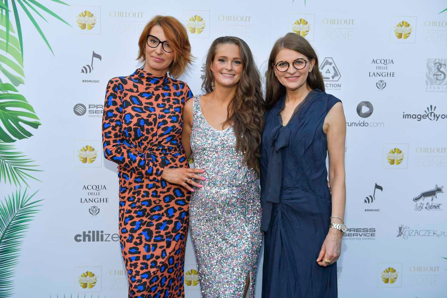 Tatiana Mindewicz-Puacz, Marta Tomczak, Irena Kamińska-Radomska - podczas otwarcia salonu kosmetycznego