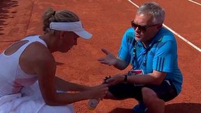 Azarenka - Woźniacka: Ojciec Karoliny z interwencją na korcie