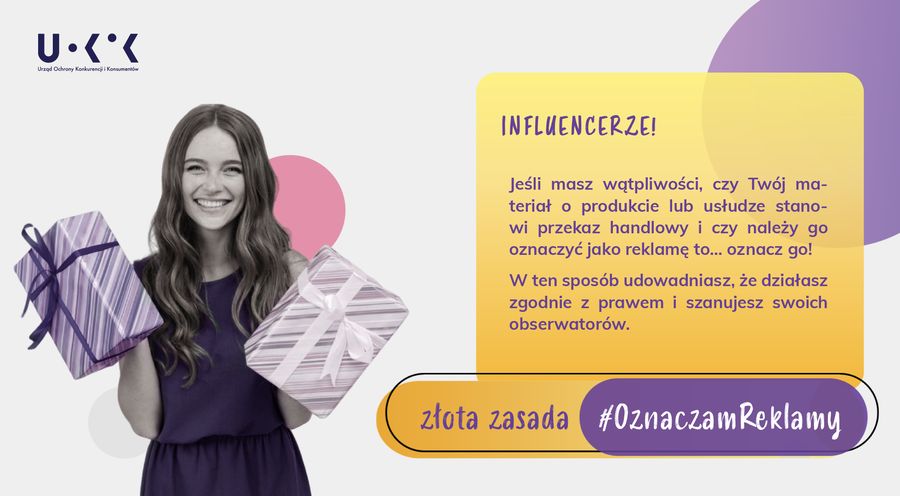 UOKiK, rekomendacje dla influencerów