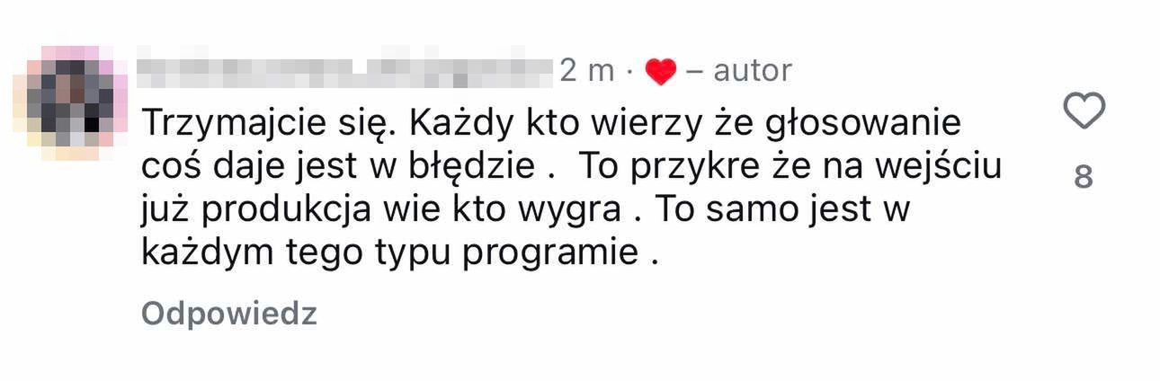 Agnieszka Kaczorowska lubi komentarz o ustawce