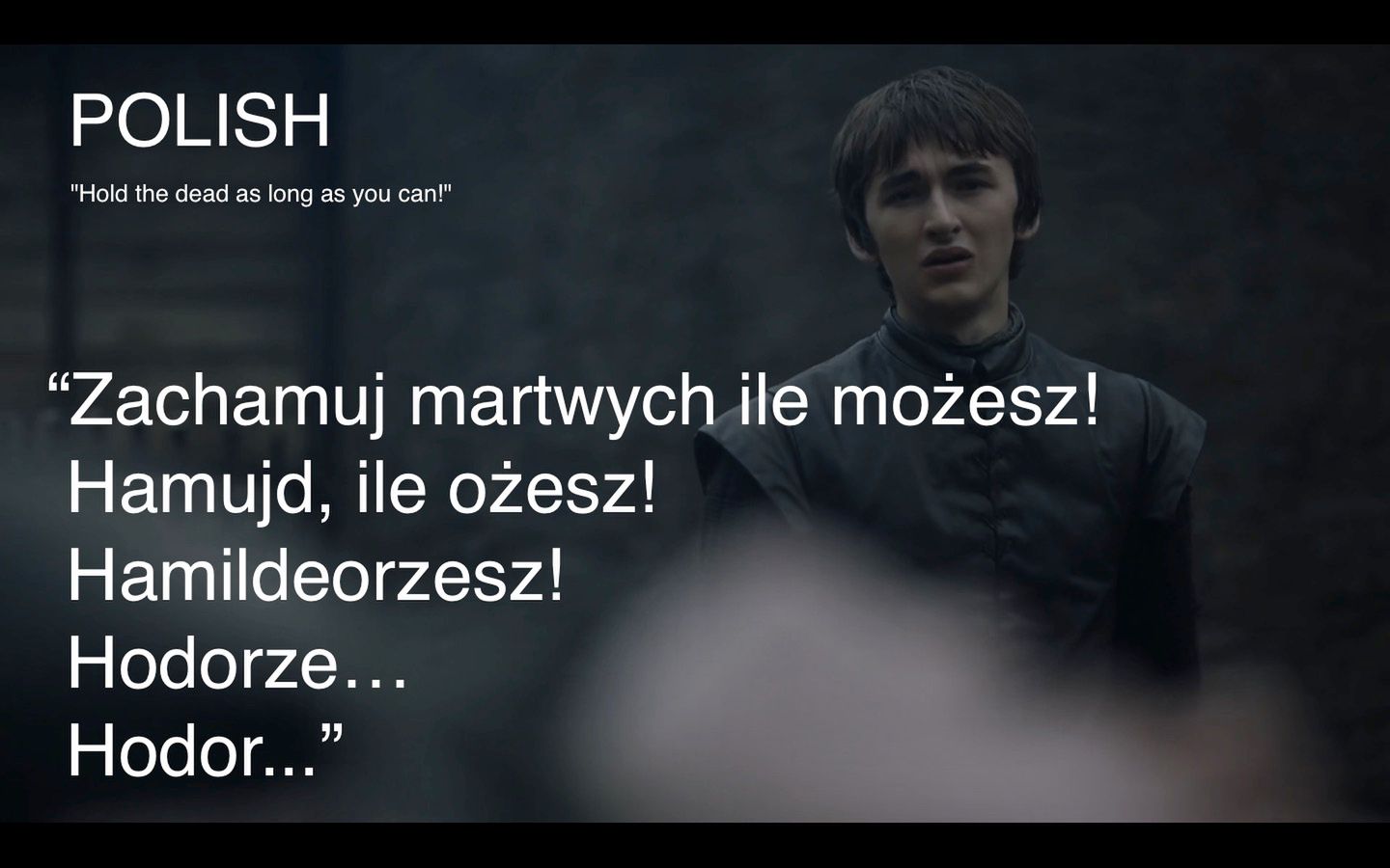 „Hold the door!” Jak tłumacze „Gry o tron” poradzili sobie z przełożeniem tej gry słów? 11