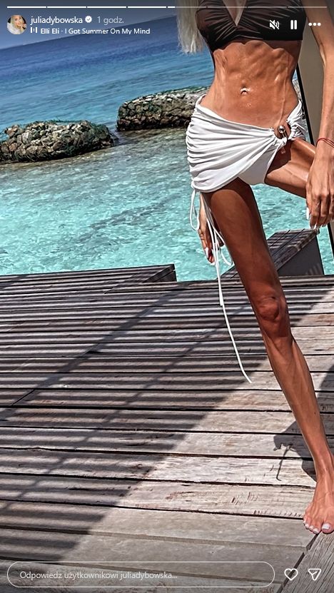 Julia Dybowska wypoczywa na kolejnych wakacjach