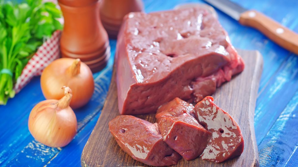 Surowa wątroba jagnięca