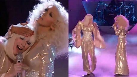 Lady Gaga i Christina Aguilera RAZEM NA SCENIE!