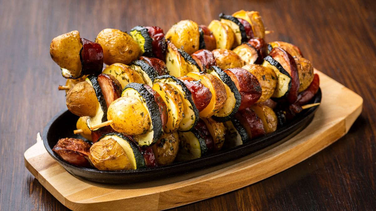 Pyszne szaszłyki robię na obiad w piekarniku