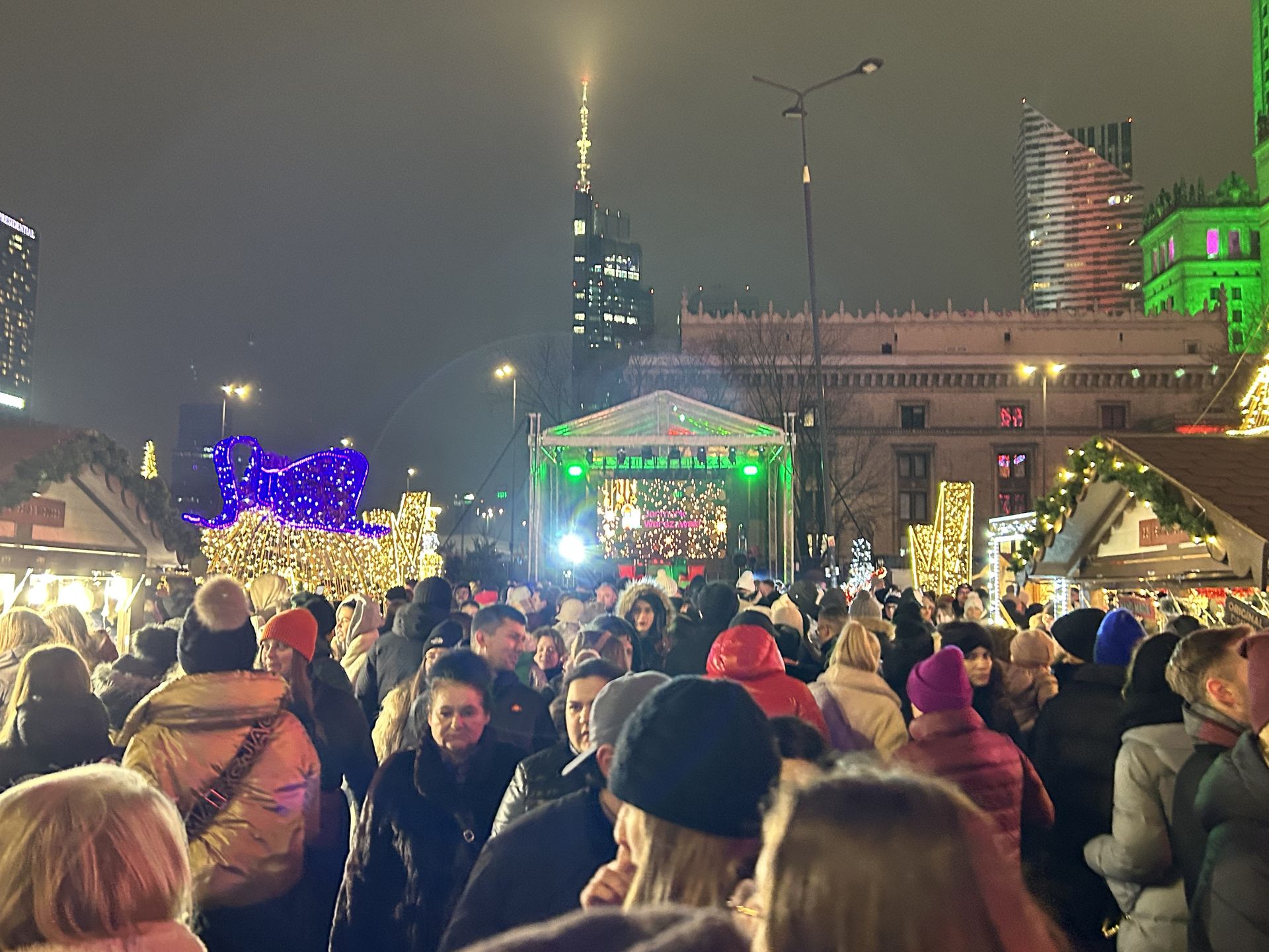 W tłumie ciężko było cieszyć się atmosferą jarmarku 