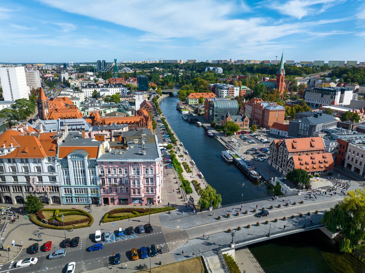 Pogoda w Bydgoszczy. Prognoza na piątek, 9 maja 2025. Do południa pogodnie, po południu lekki deszcz