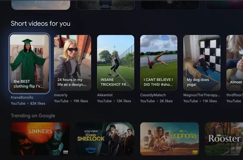 Nie odpędzisz się od YT Shorts. Trafi do twojego telewizora
